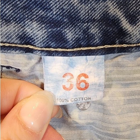 Armani Jeans Faded Navy Denim - Picture 4 of 6